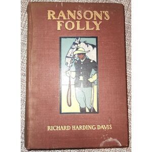 Ranson's Folly By Richard Harding Davis Vintage HC 1902 1st Edition Western